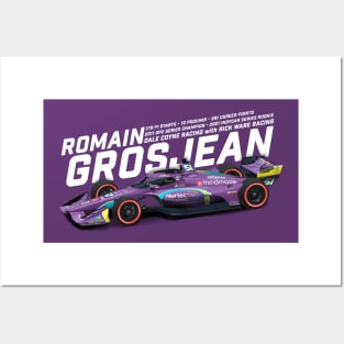 Romain Grosjean 2021 (white) Posters and Art